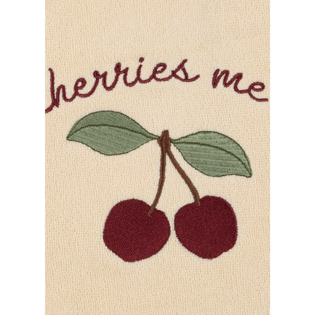 Konges Sløjd Cherry Terry Badrock Embroidery Gots