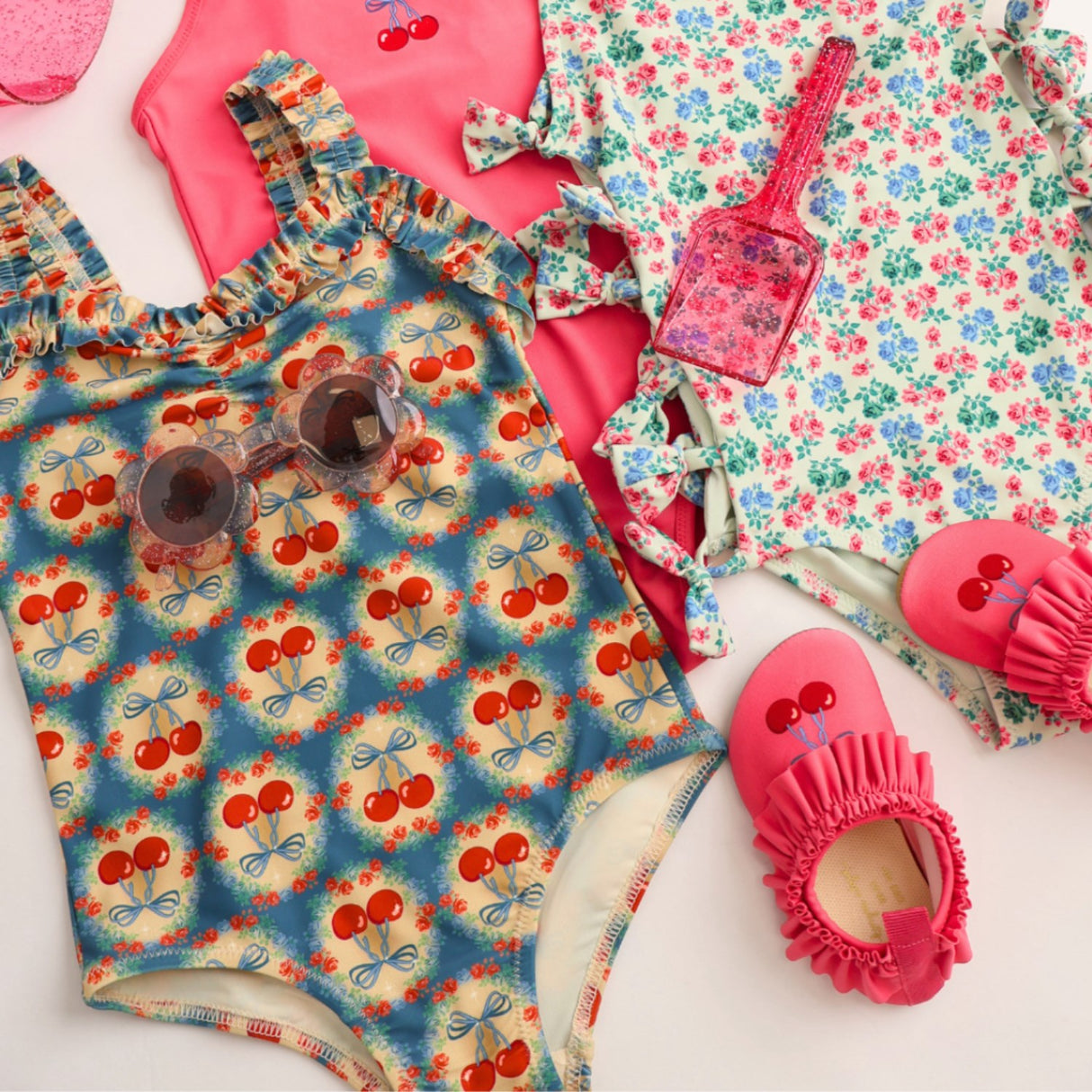 Konges Sløjd Cherry Rosett Blue Maya Baddräkt Grs