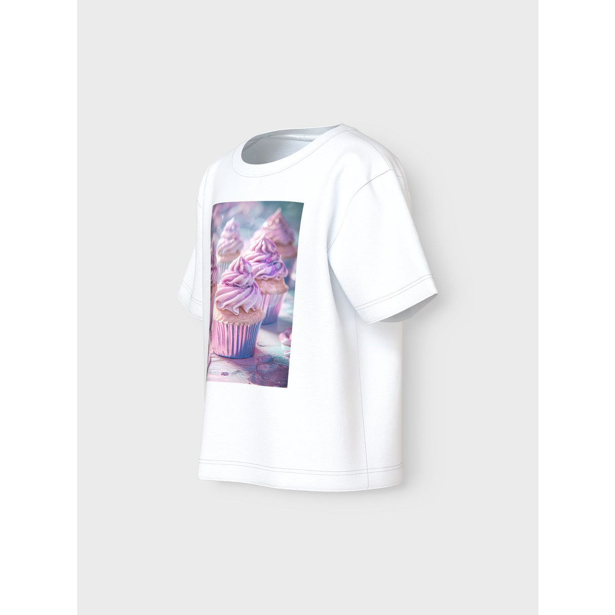 Name It Bright White Cupcake Nmfvotea Ss Nreg Topp