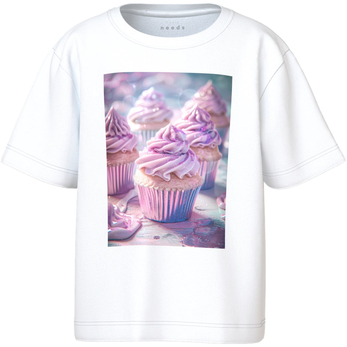 Name It Bright White Cupcake Nmfvotea Ss Nreg Topp