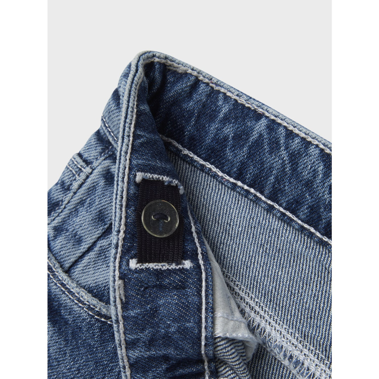 Name It Medium Blue Denim Nmfrose Straight Fold Jeans 4224-Az Noos