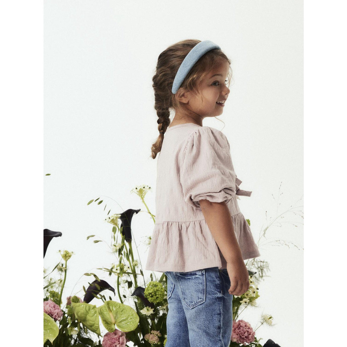 Name It Burnished Lilac Nmfkesia 3/4 Sleeve Topp