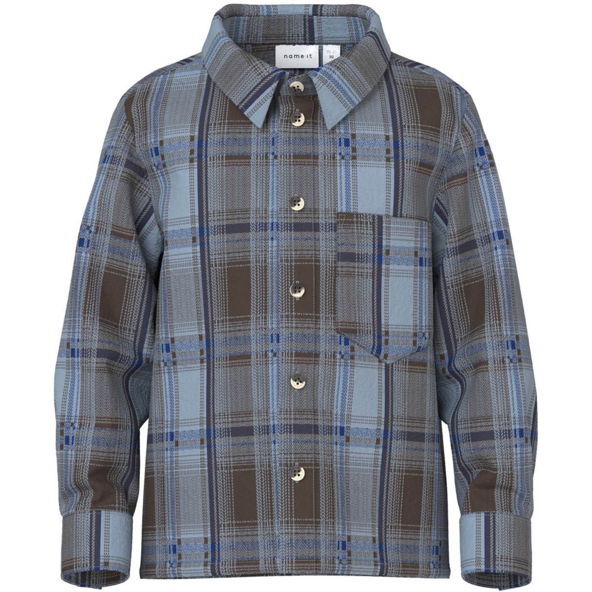 Name It Turkish Coffee Nmmlars Ls Nr Skjorta