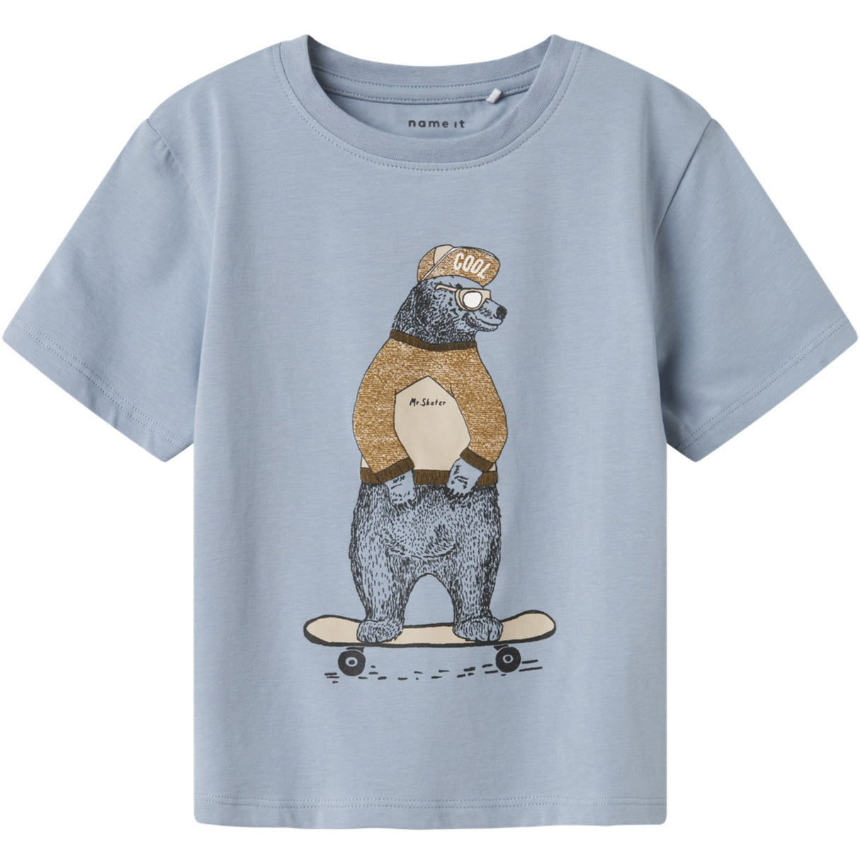 Name It Dusty Blue Nmmlinden Ss Nreg Topp Box