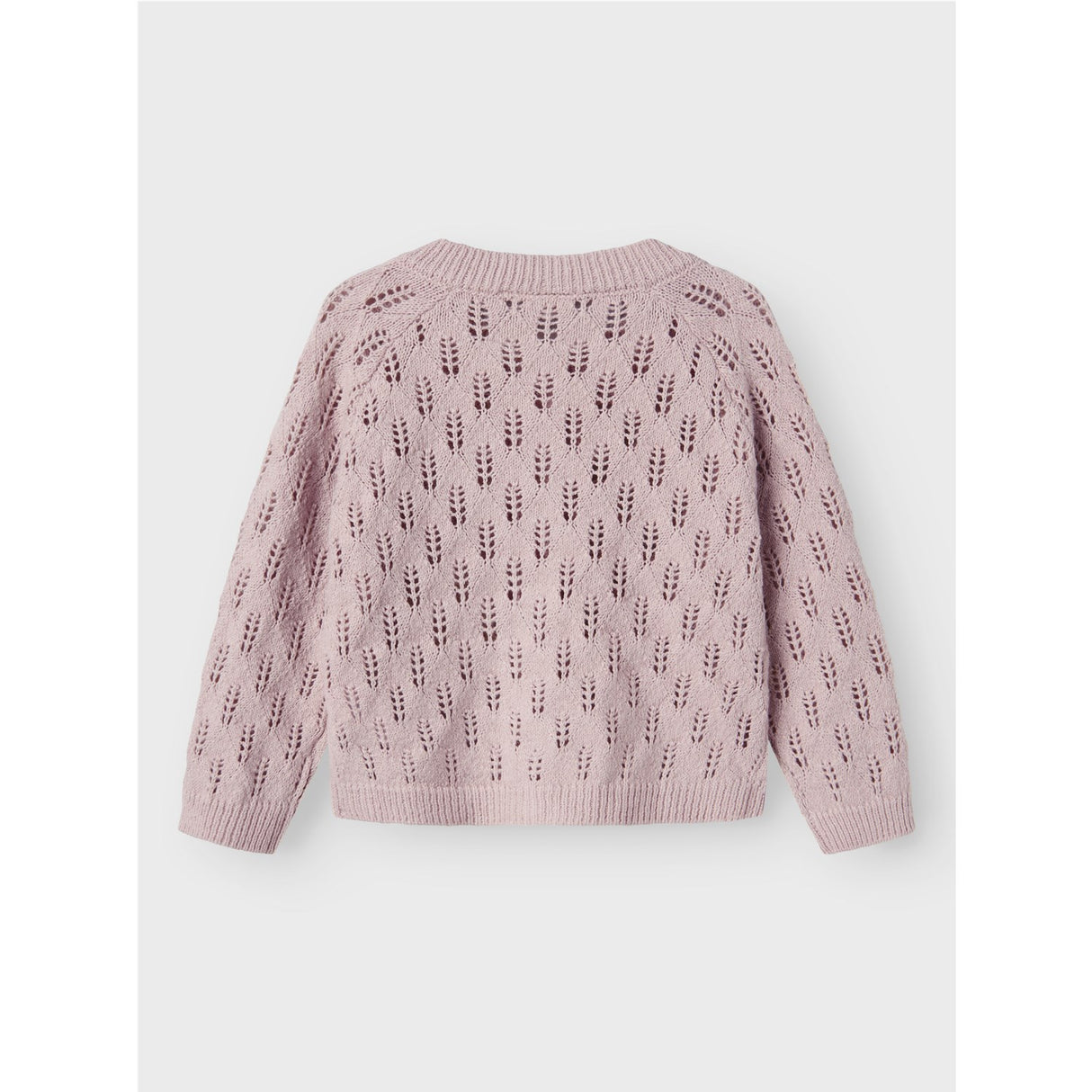 Name It Burnished Lilac Nmfleslie Ls Stickad Card