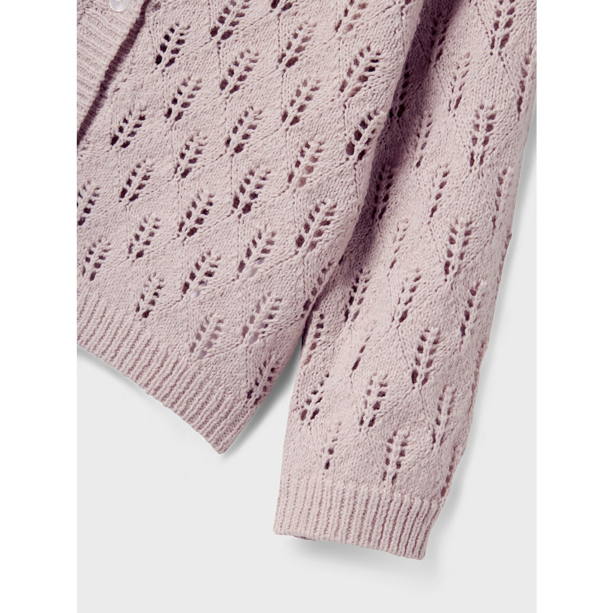 Name It Burnished Lilac Nmfleslie Ls Stickad Card