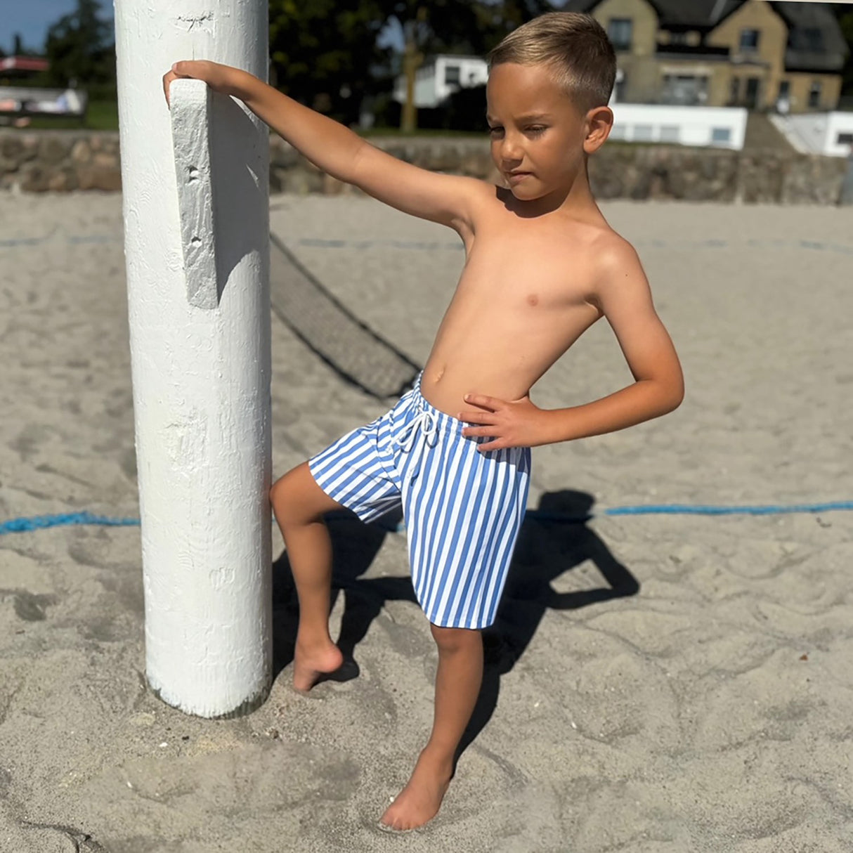 Petit Crabe Vertical Stripes Alex Badeshorts