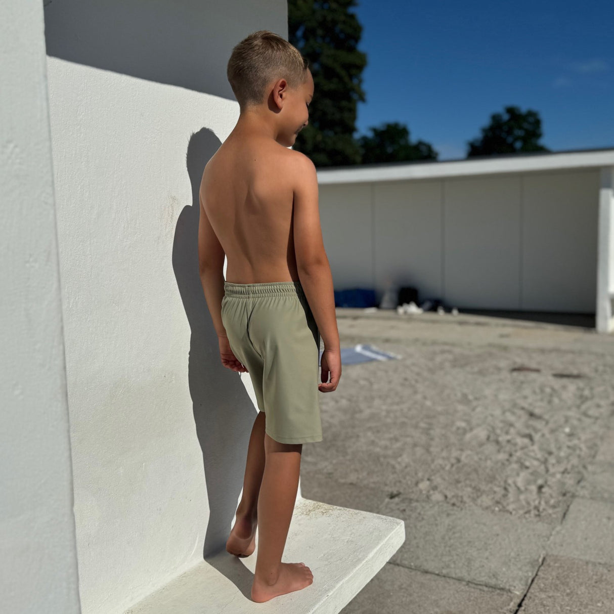 Petit Crabe Olive Alex Badeshorts