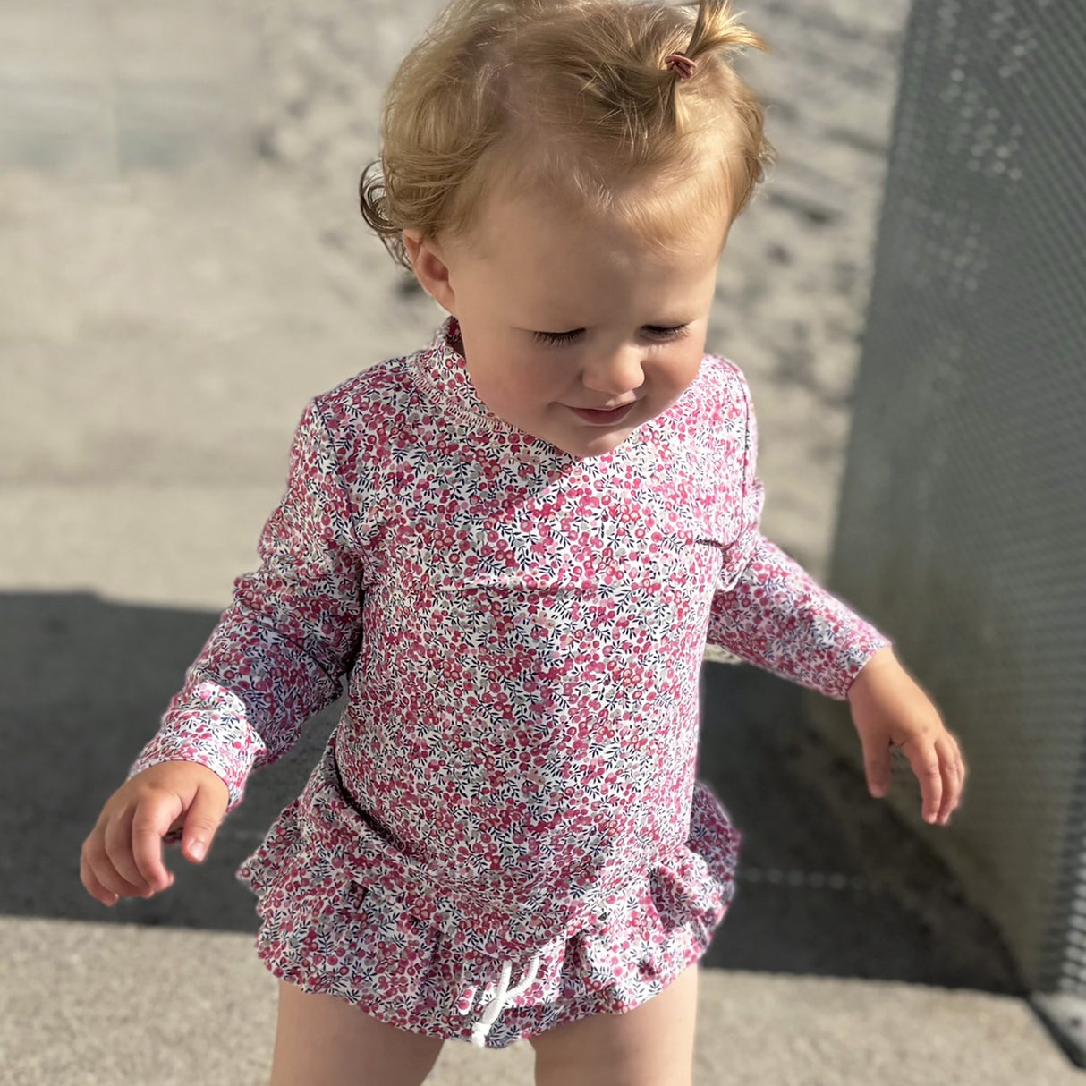 Petit Crabe Wiltshire Bud Sydney Uv Swimshirt L/S - Made Med Liberty© Tyg