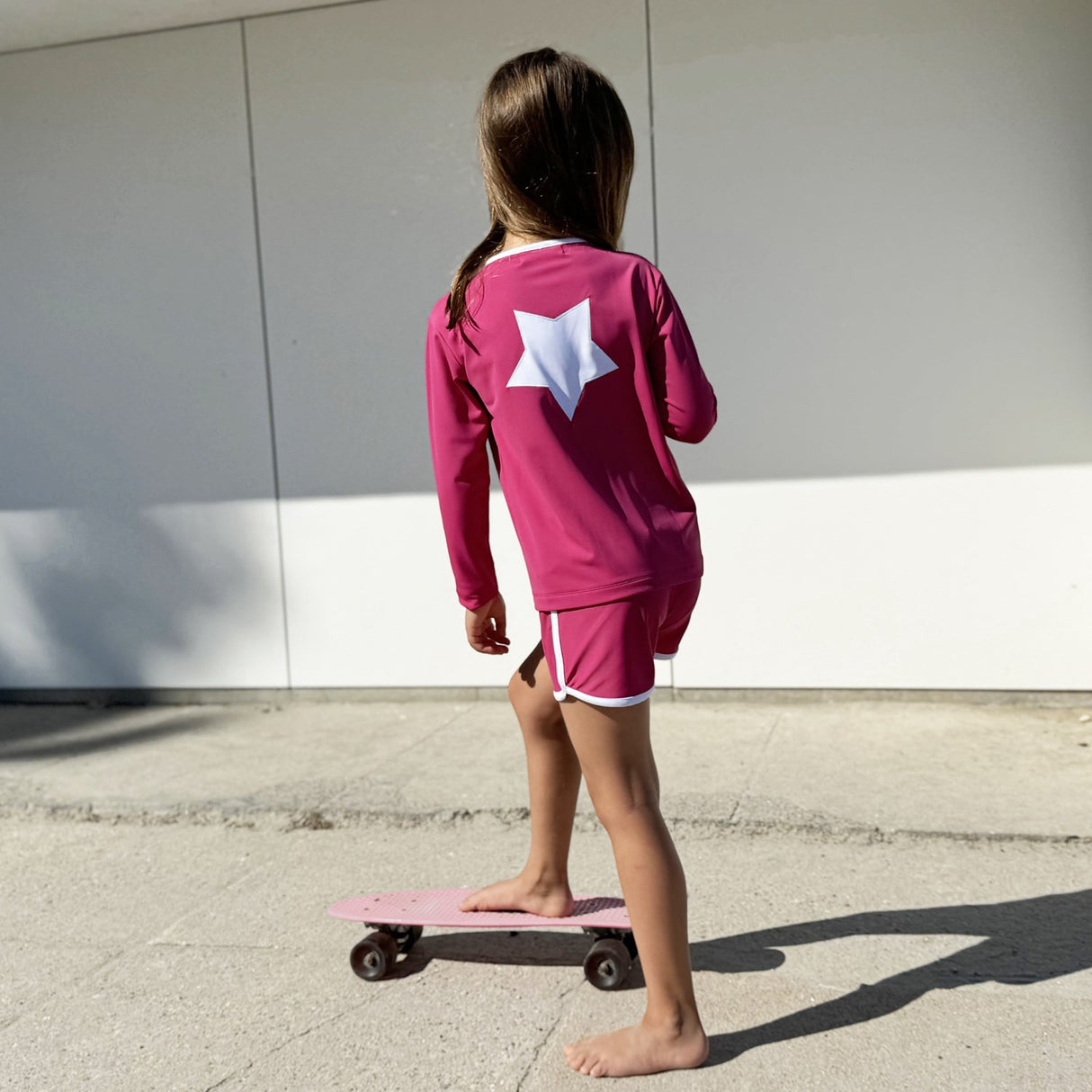 Petit Crabe Mulberry Etoile Dragkedja Uv-Swim Skjorta L/S