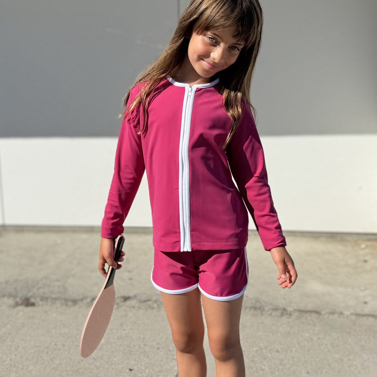 Petit Crabe Mulberry Etoile Dragkedja Uv-Swim Skjorta L/S