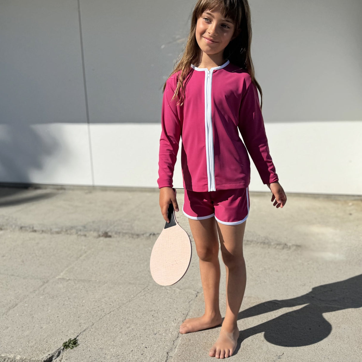 Petit Crabe Mulberry Etoile Dragkedja Uv-Swim Skjorta L/S