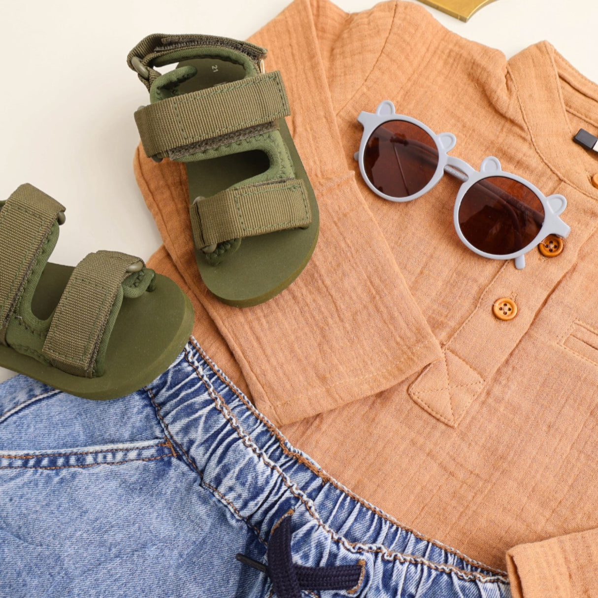 Hust & Claire Warm Sand Rasser Skjorta