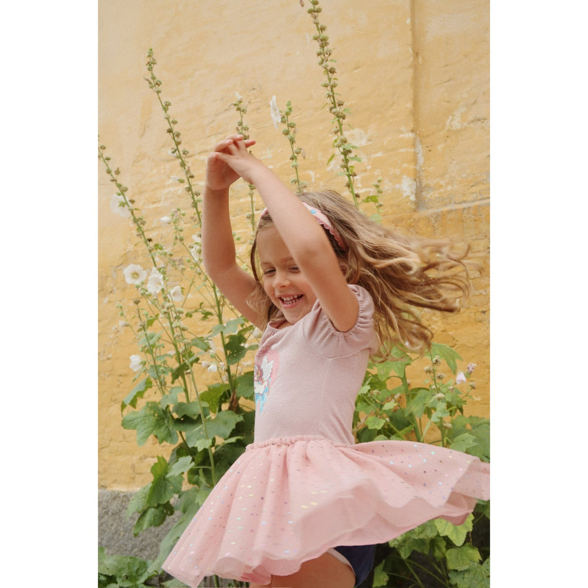 Konges Sløjd Fairy Etoile Holographic Pink Ada Fairy Ballerinaskor Glitter Klänning