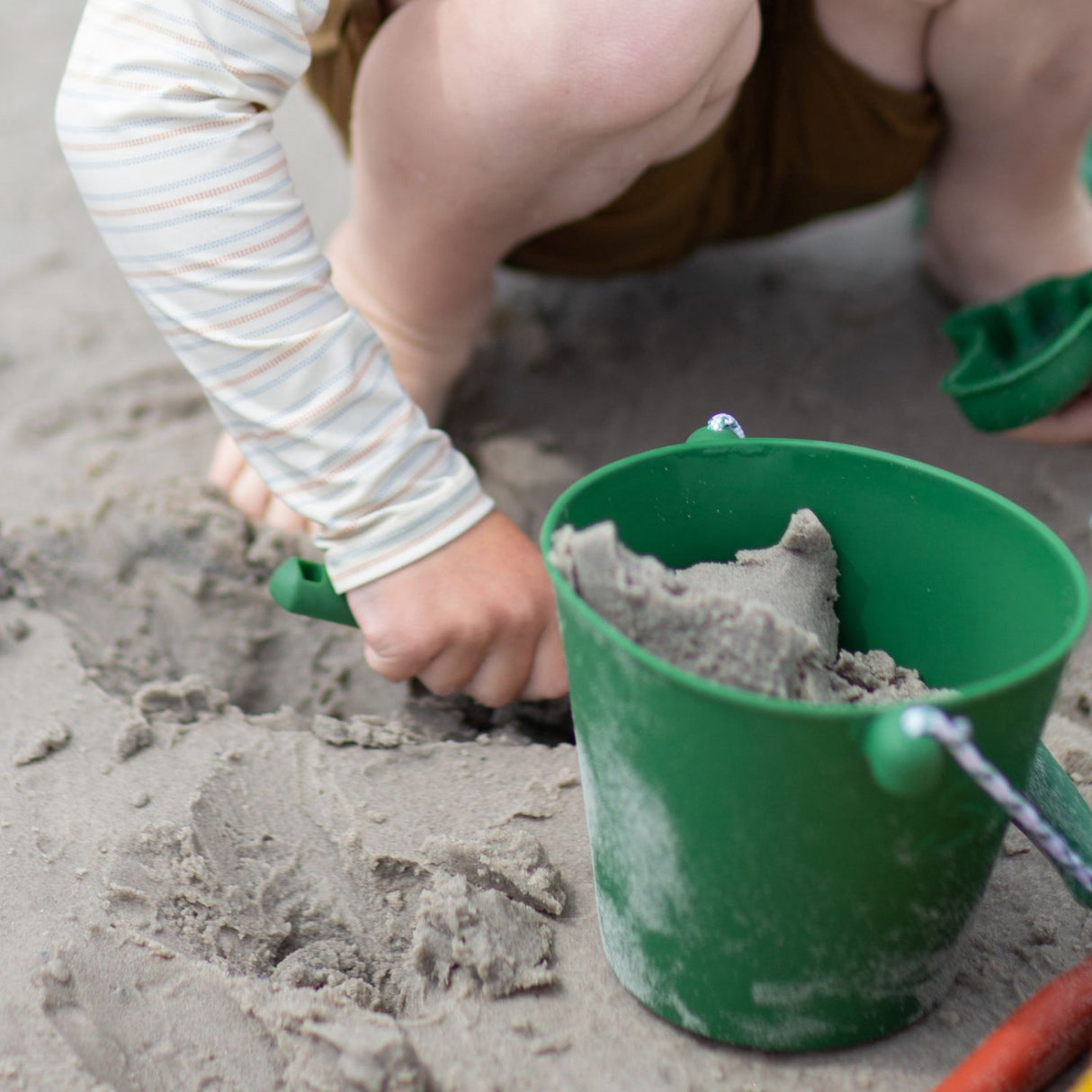 Scrunch & Follow The Duck Dark Moss Green Hink Och Fiskenet Bundle