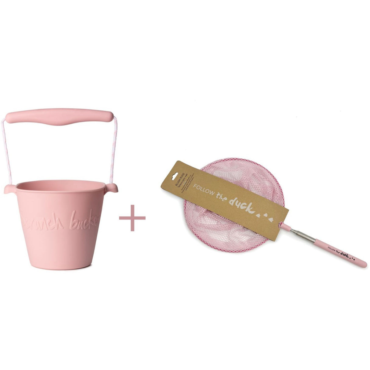 Scrunch & Follow The Duck Dusty Rose Hink Och Fiskenet Bundle