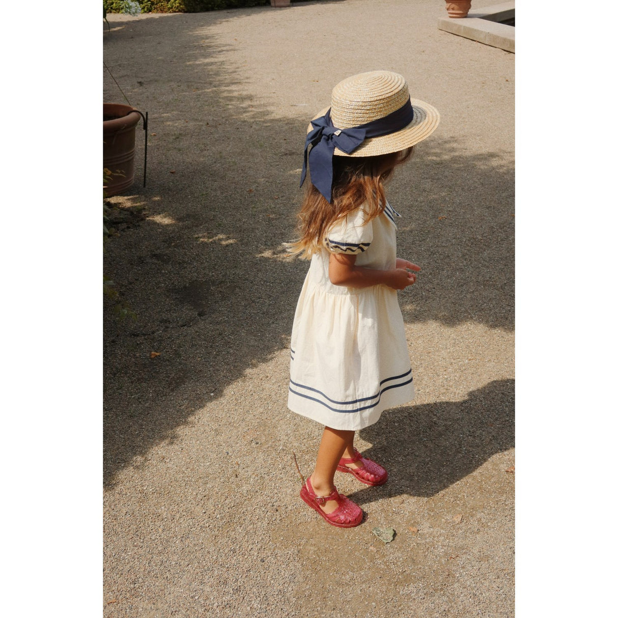 Konges Sløjd Optic White Allie Sailor Klänning Gots