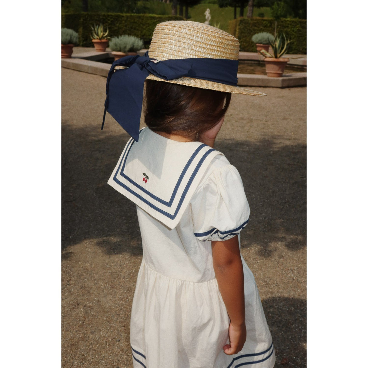 Konges Sløjd Optic White Allie Sailor Klänning Gots