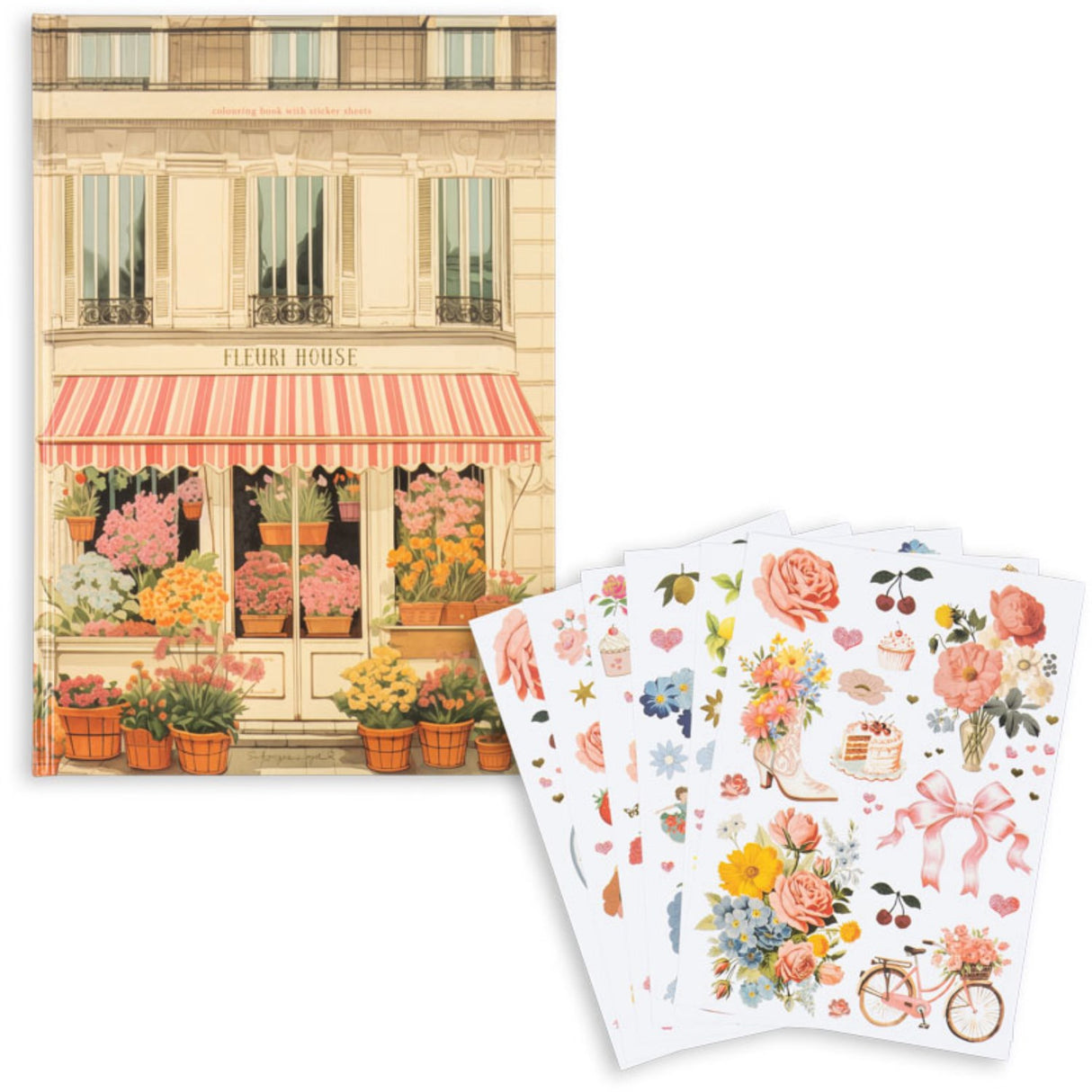 Konges Sløjd Multi House Of Flowers Painting Bok Fsc