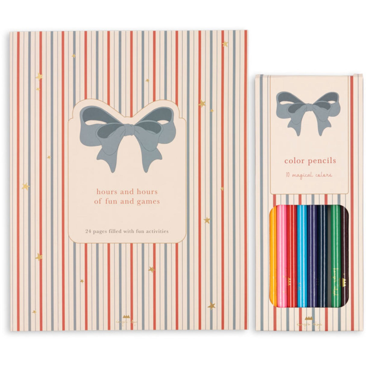 Konges Sløjd Multi Aktivitetsbok Med Färg Pencils