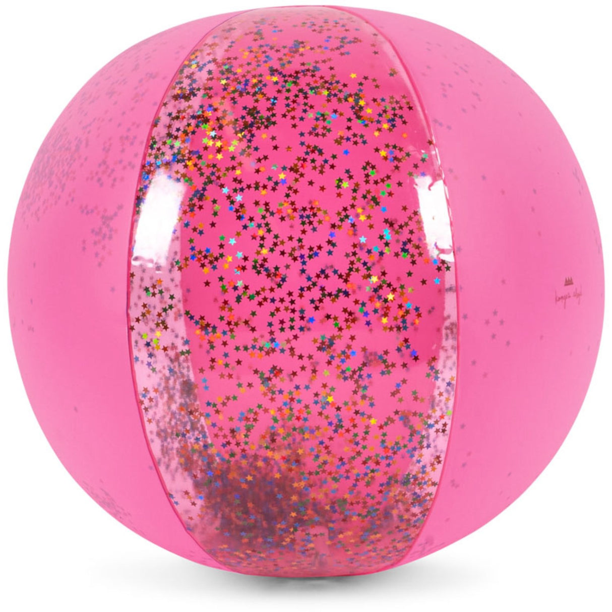 Konges Sløjd Transparent Pink Transparent Strand Boll