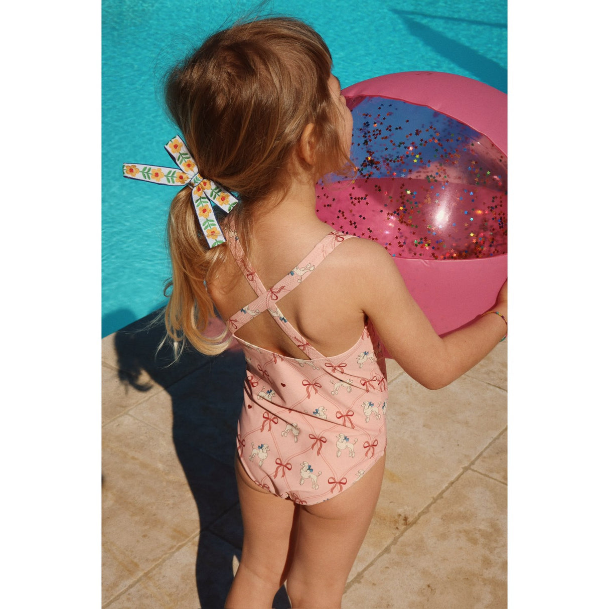 Konges Sløjd Transparent Pink Transparent Strand Boll