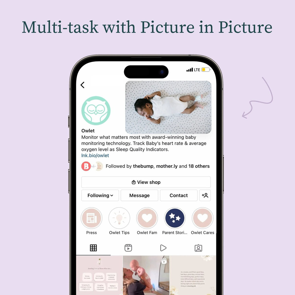 Owlet Mint Dream Strumpo + Cam2 Bundle