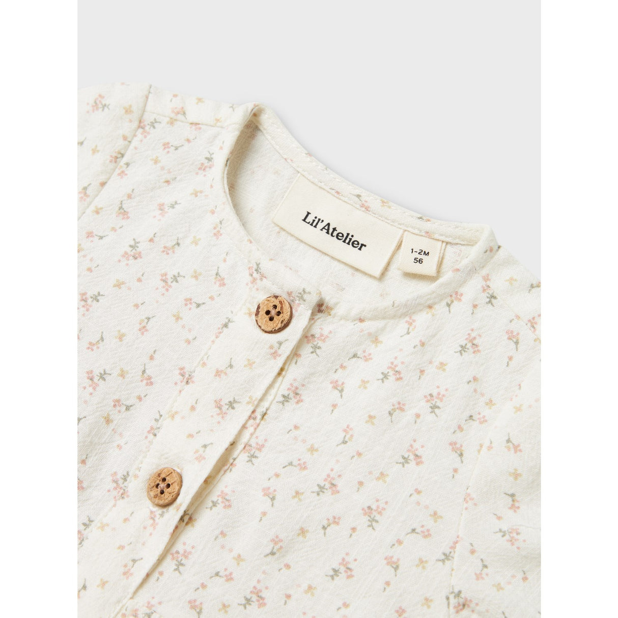 Lil'Atelier Coconut Milk Nbfhailey Ss Loose Body Klänning Lil