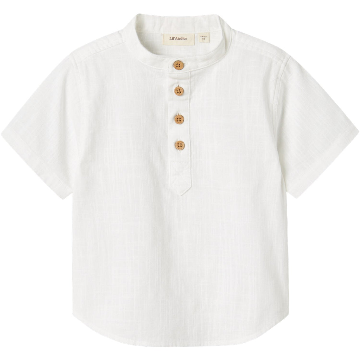Lil'Atelier Coconut Milk Nmmhugo Ss Loose Skjorta Lil