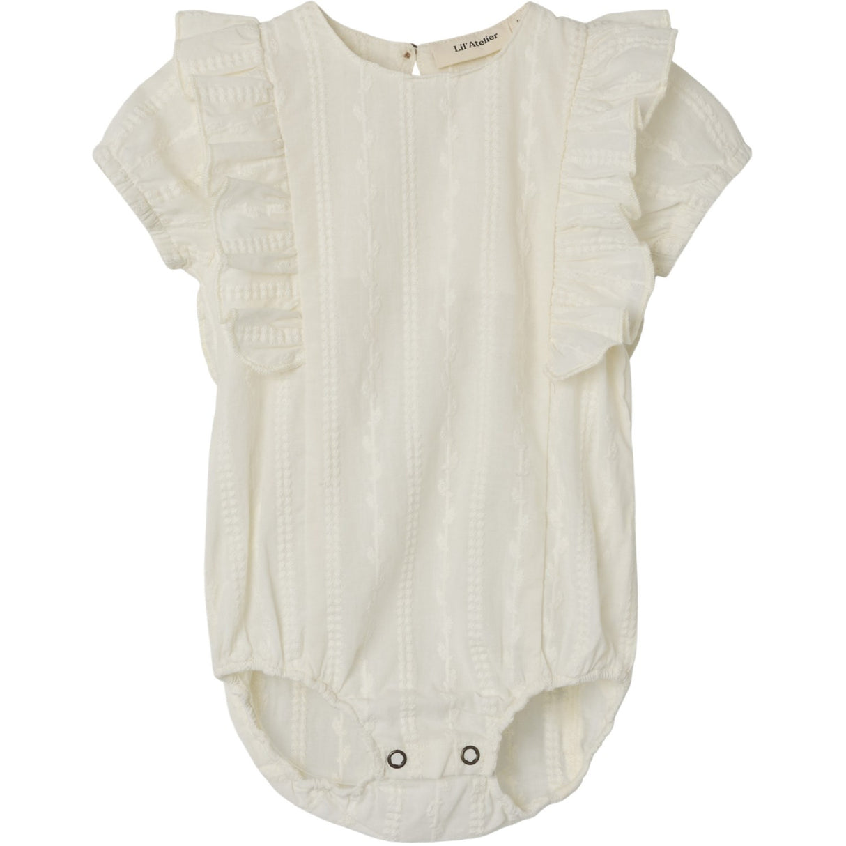 Lil'Atelier Coconut Milk Nbfjazelle Ss Loose Body Skjorta Lil