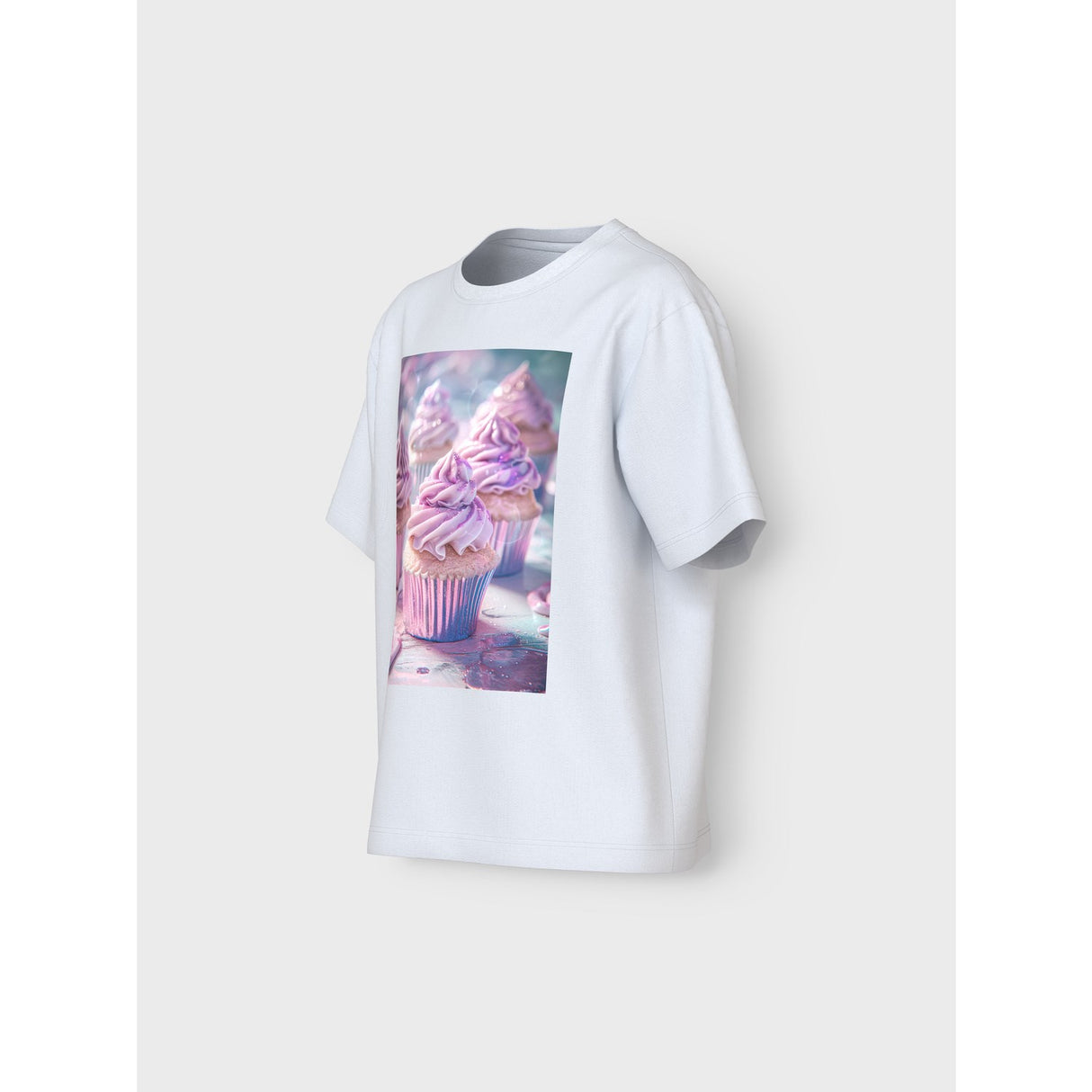Name It Bright White Cupcake Nkfvotea Ss Nreg Topp