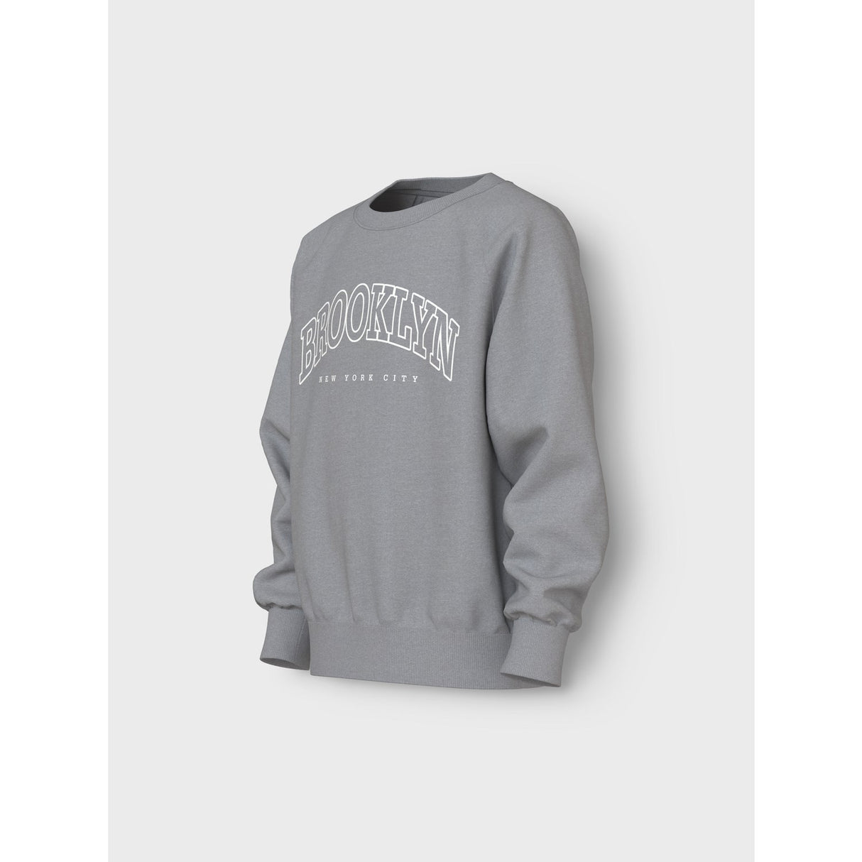Name It Ultimate Grey Brooklyn New Nkmvion Ls Nreg Sweat Unb