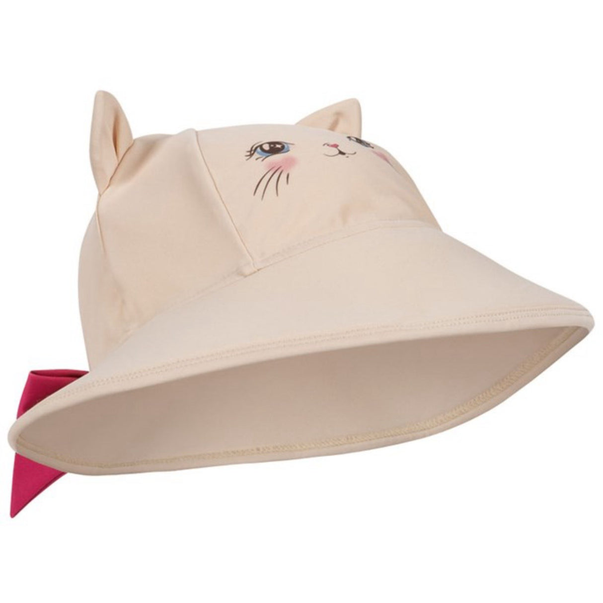 Konges Sløjd Soft Pink Kitty Cat Sun Mössa Grs
