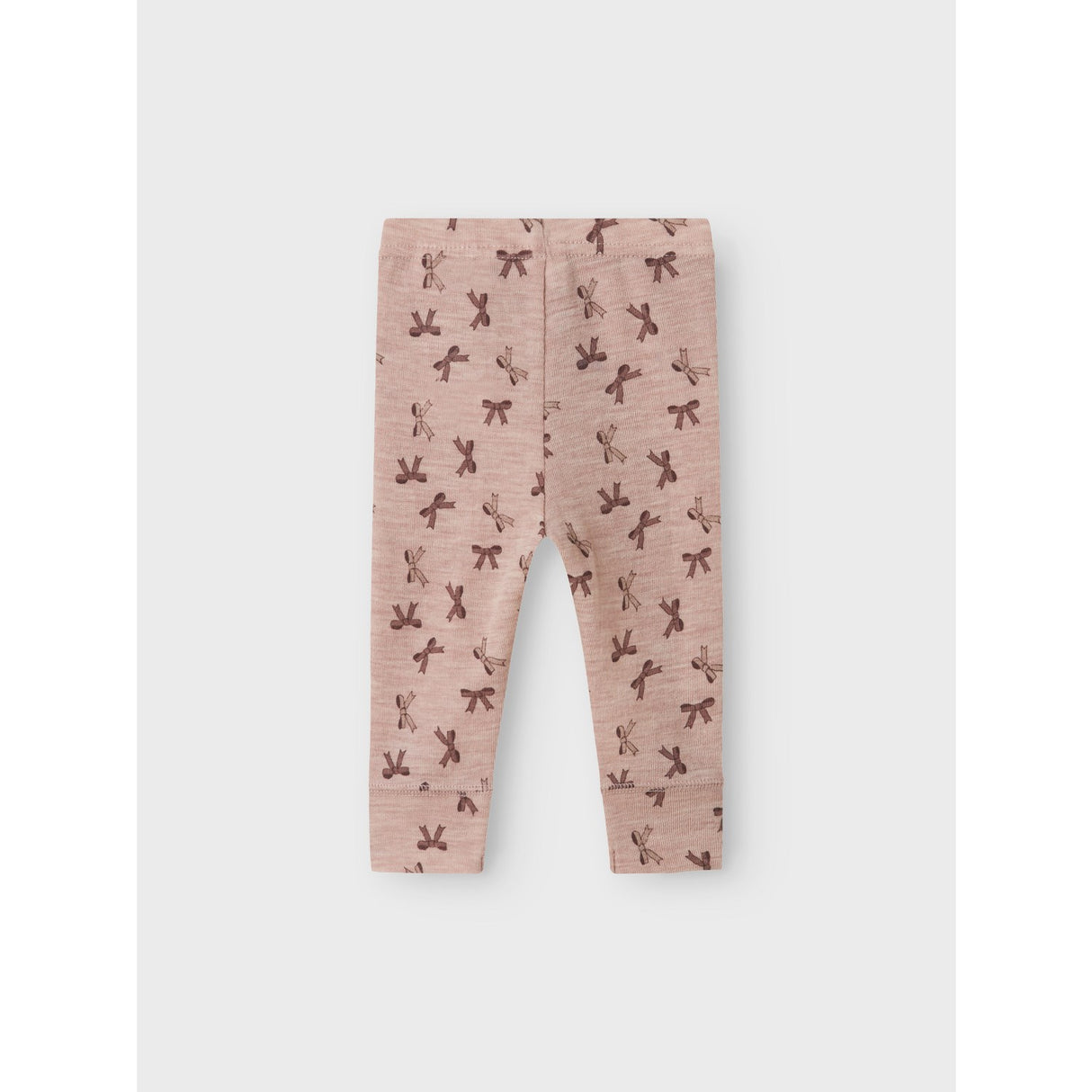 Name It Shadow Gray Bows Nbfwang Ull Rib Leggings Aop