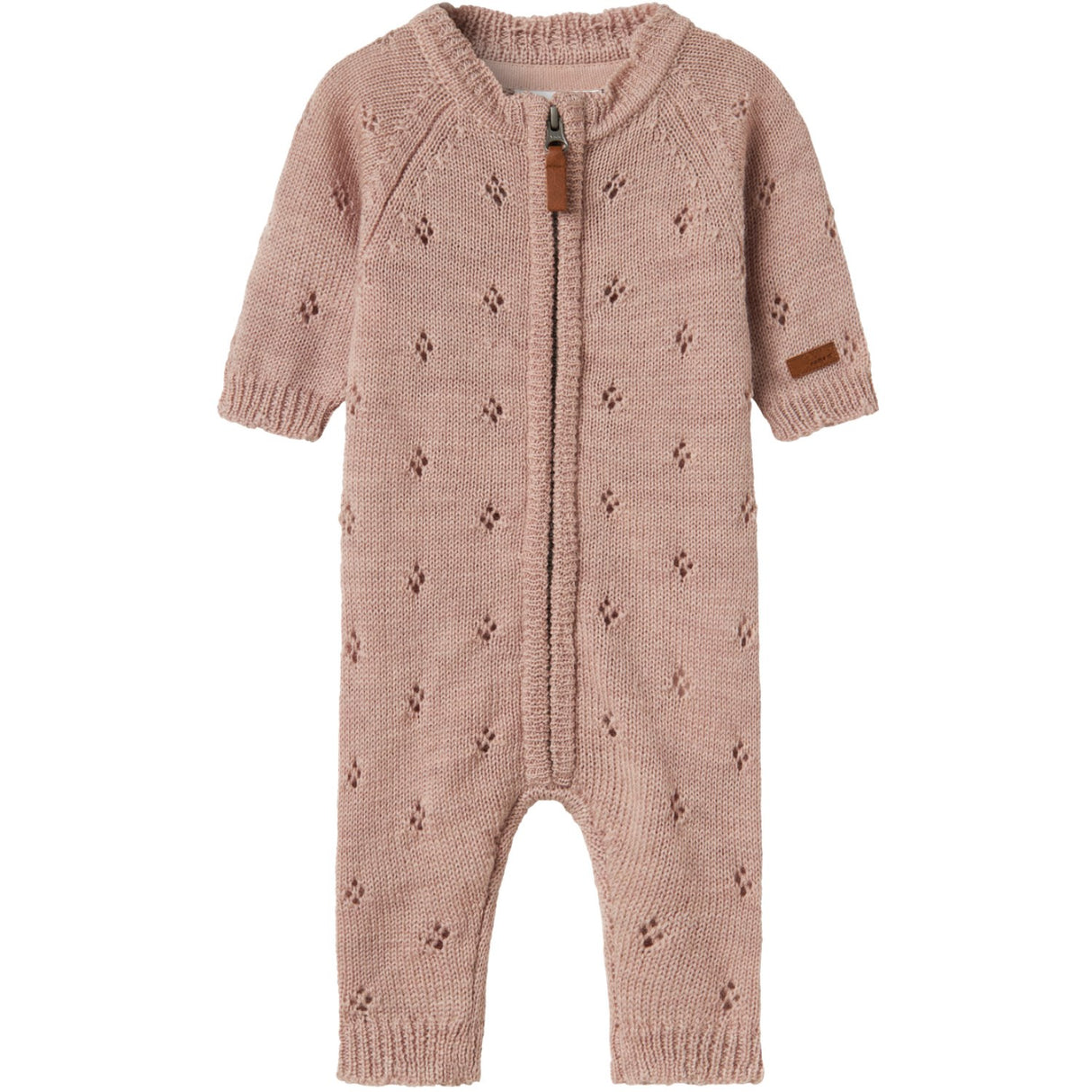 Name It Shadow Gray Nbfwrilla Ull Ls Stickad Dräkt