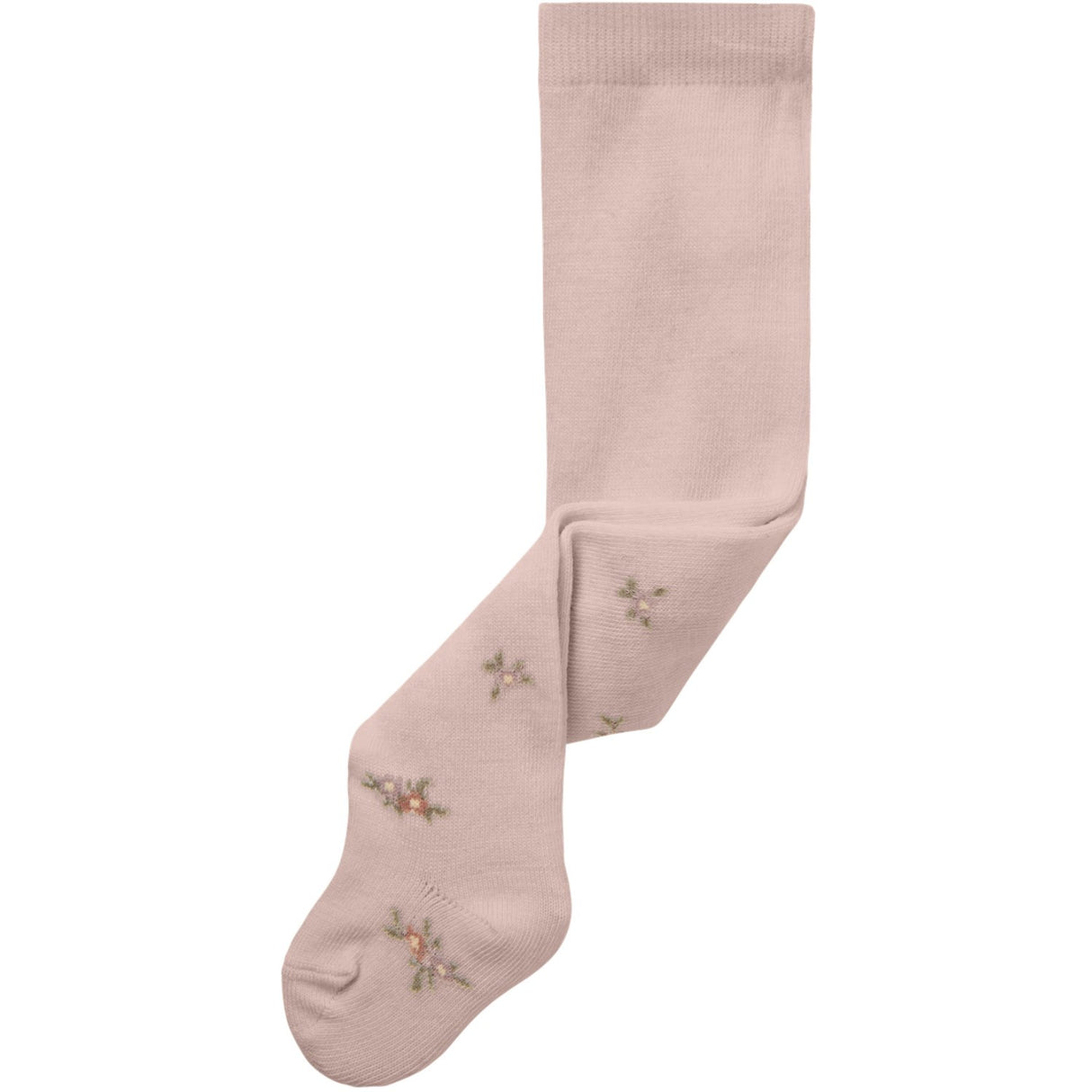 Name It Shadow Gray Small Flowers Nbfwak Wo/Bl Strumpbyxar Aoj