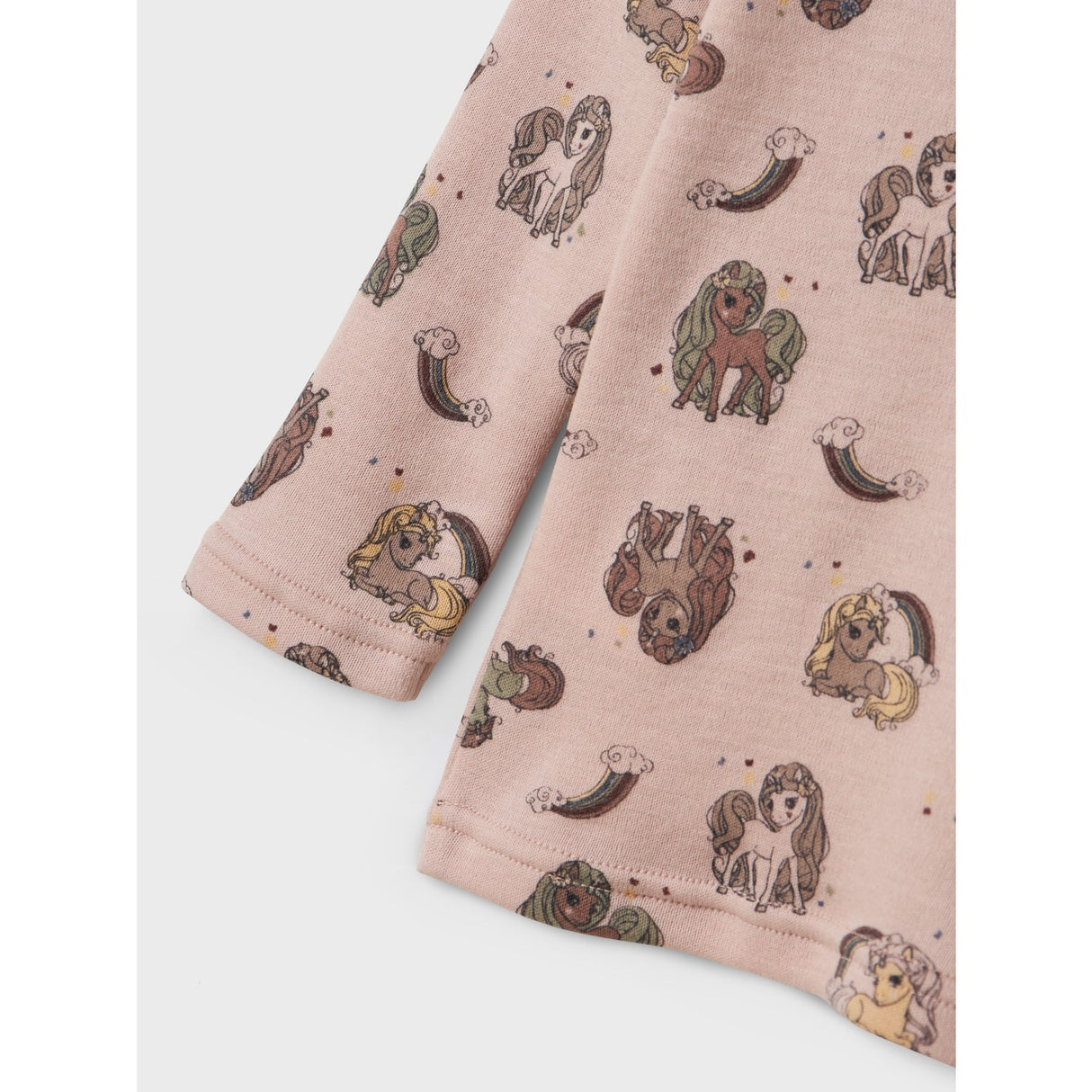 Name It Shadow Gray Unicorn Nmfwillit Ull Ls Topp