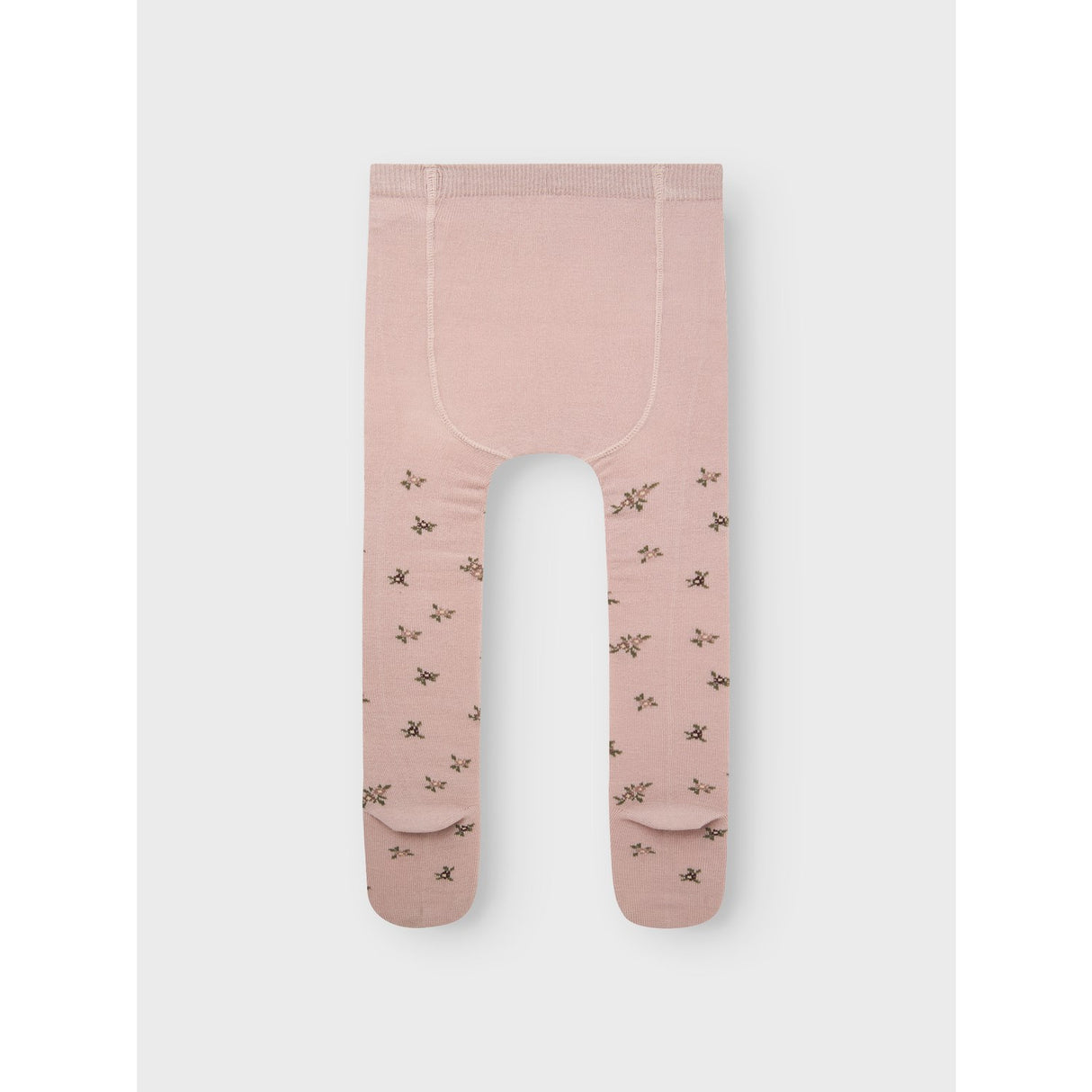 Name It Shadow Gray Small Flowers Nmfwak Wo/Bl Strumpbyxar Aoj