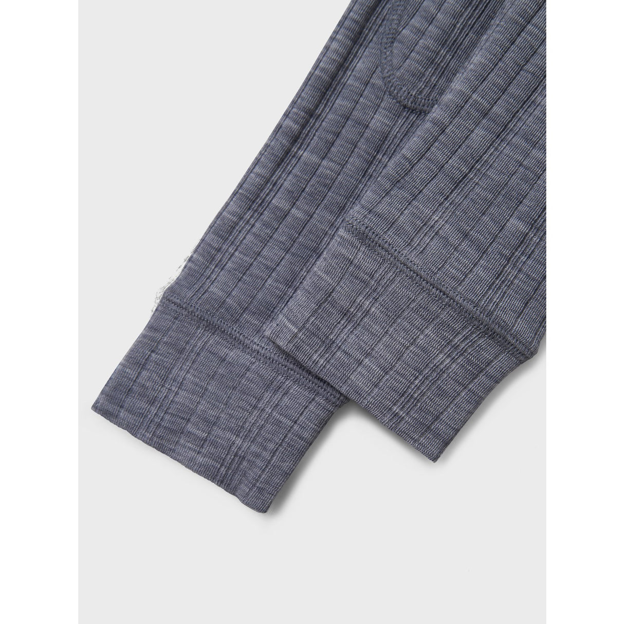 Name It Folkstone Gray Nmmwang Ull Needle Long Johns Solid Noos