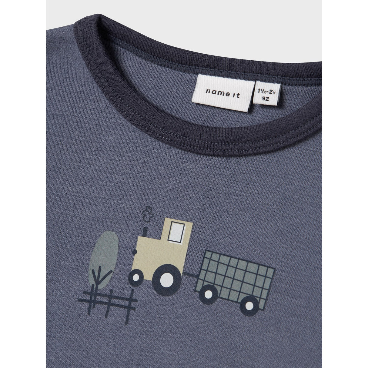 Name It Folkstone Gray Tractor Nmmwillit Ull Ls Topp