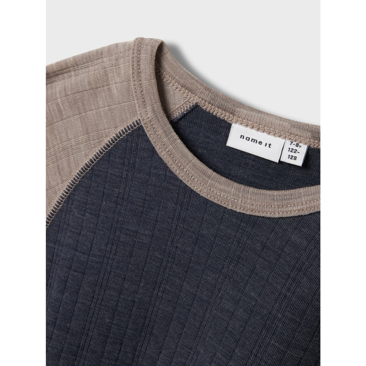 Name It Ombre Blue Satellites Sleeves Nkmwang Ull Needle Ls Topp Solid