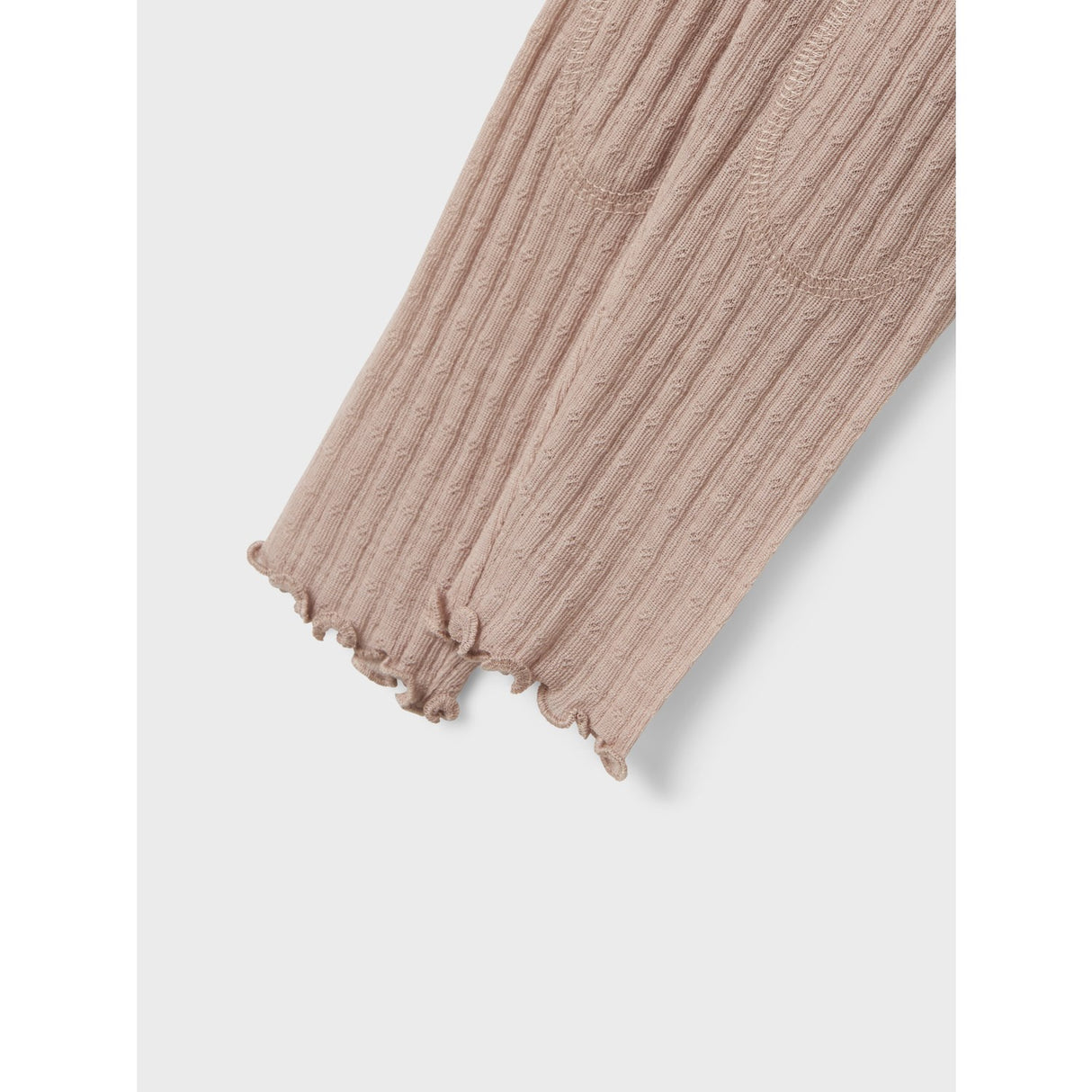 Name It Shadow Gray Nmfwossa Wo/Si Rib Leggings