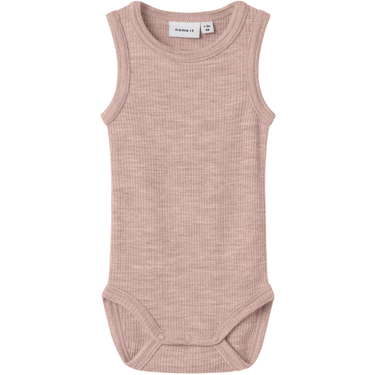 Name It Shadow Gray Nbnwax Ull Rib Tank Body