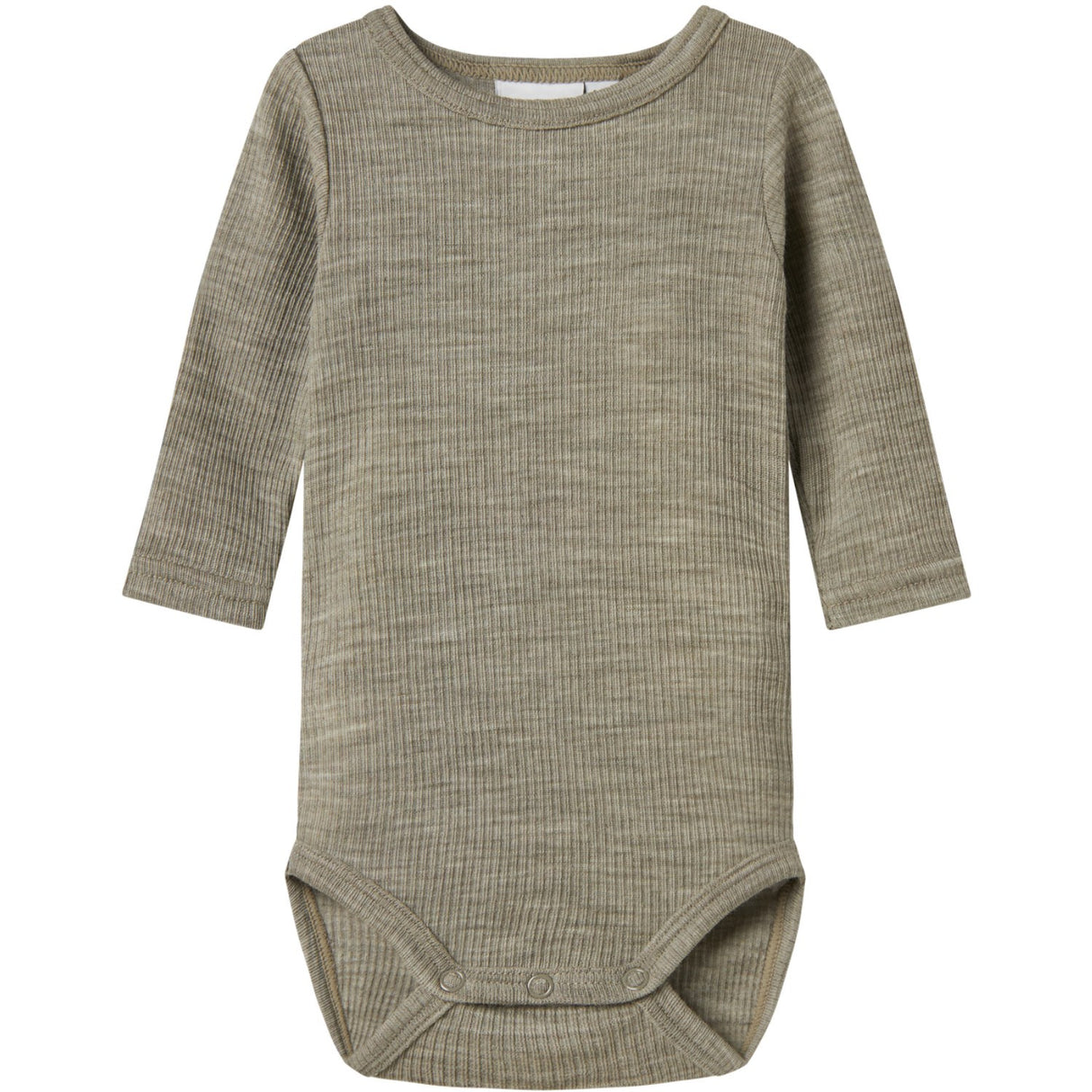 Name It Dried Sage Nbnwax Ull Rib Ls Body Noos