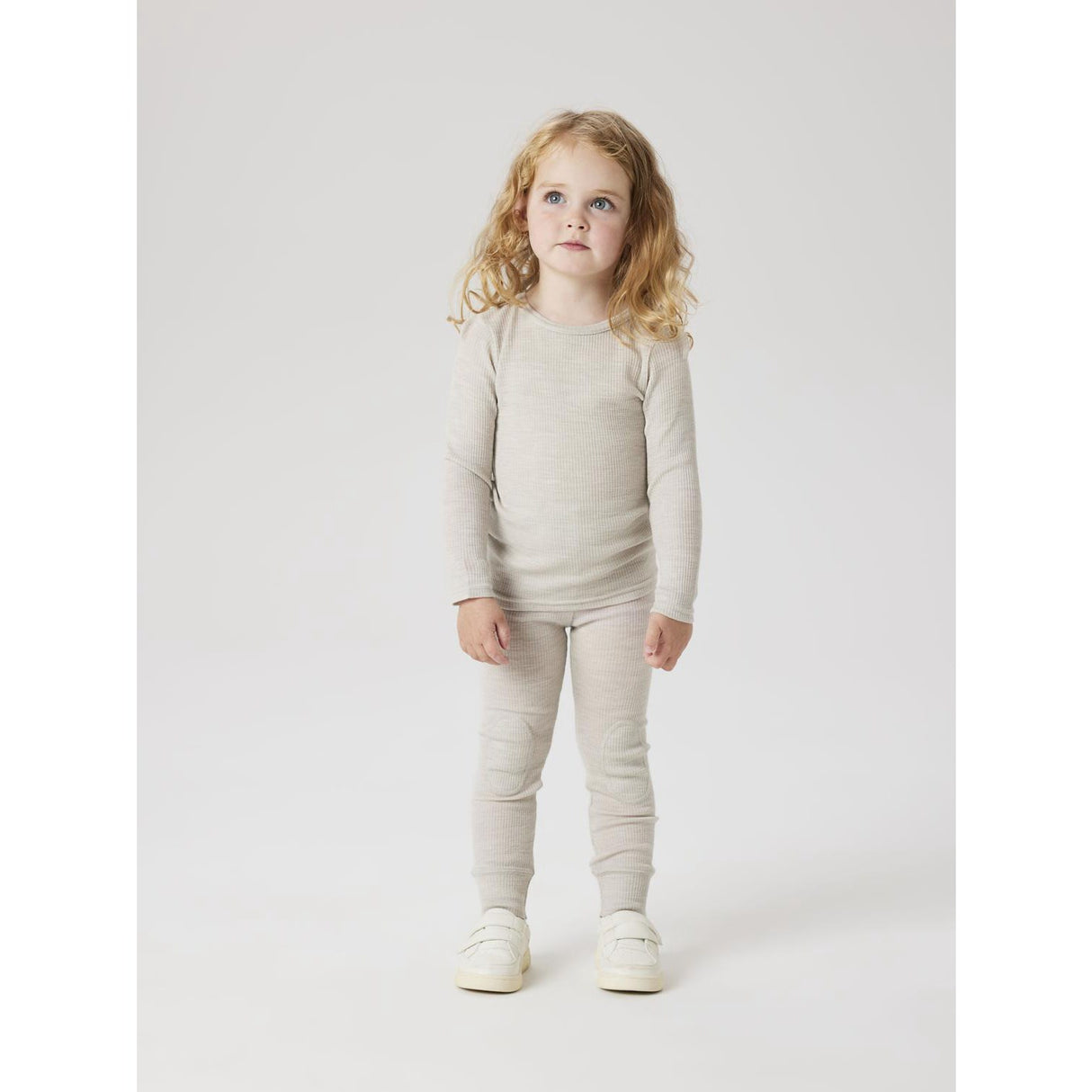 Name It Nacreous Cloud Nmnwax Ull Rib Leggings Noos