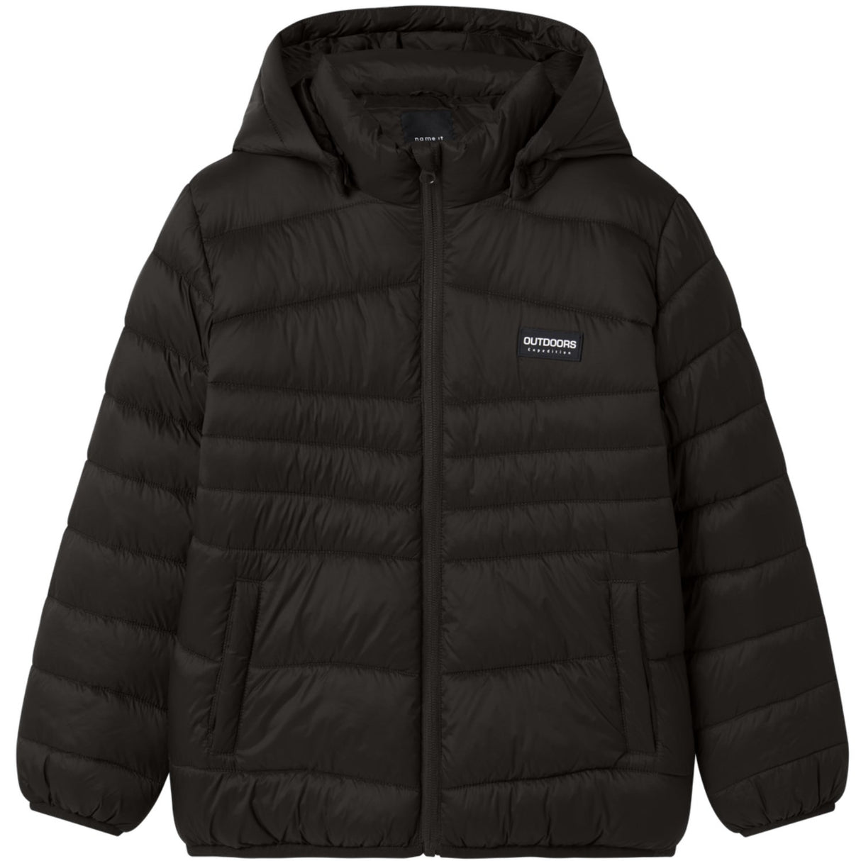 Name It Black Nkmmarble Jacka Pb Noos