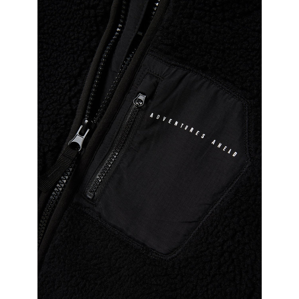 Name It Black Nknmattia Sherpa Jacka Pb