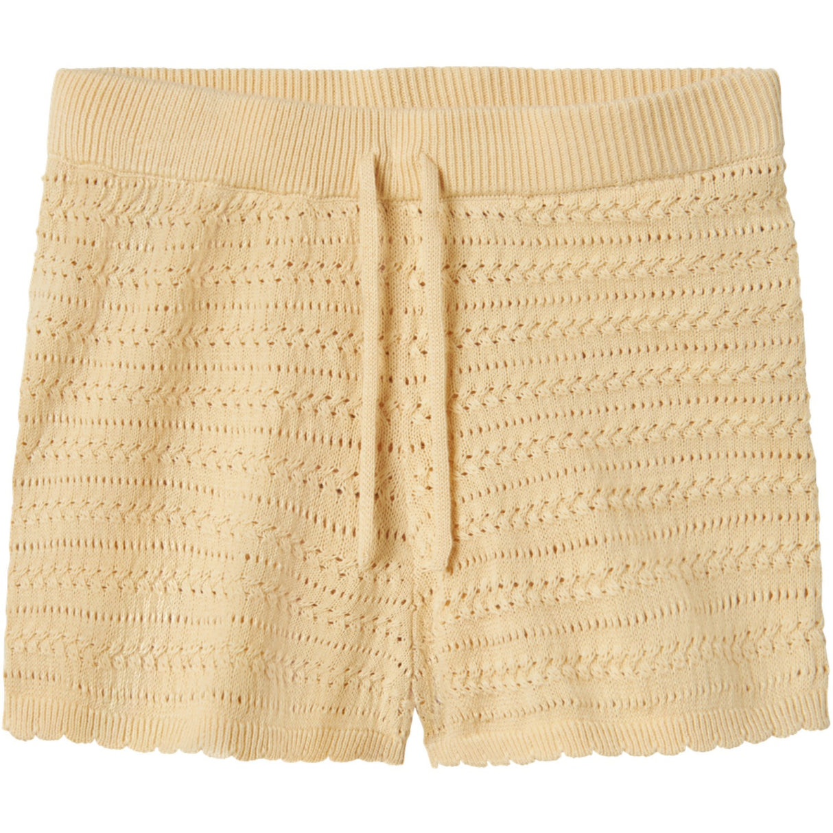Lil'Atelier Sea Mist Nmfhope Stickad Shorts Lil