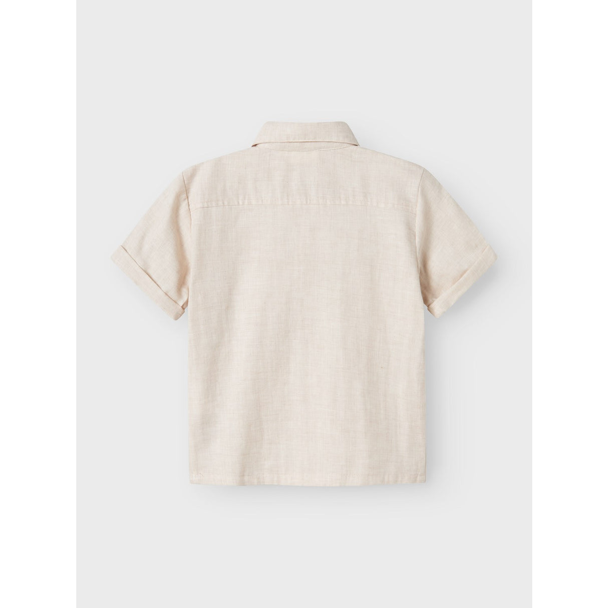 Lil'Atelier Bleached Sand Nmmtarou Ss Loose Skjorta Lil