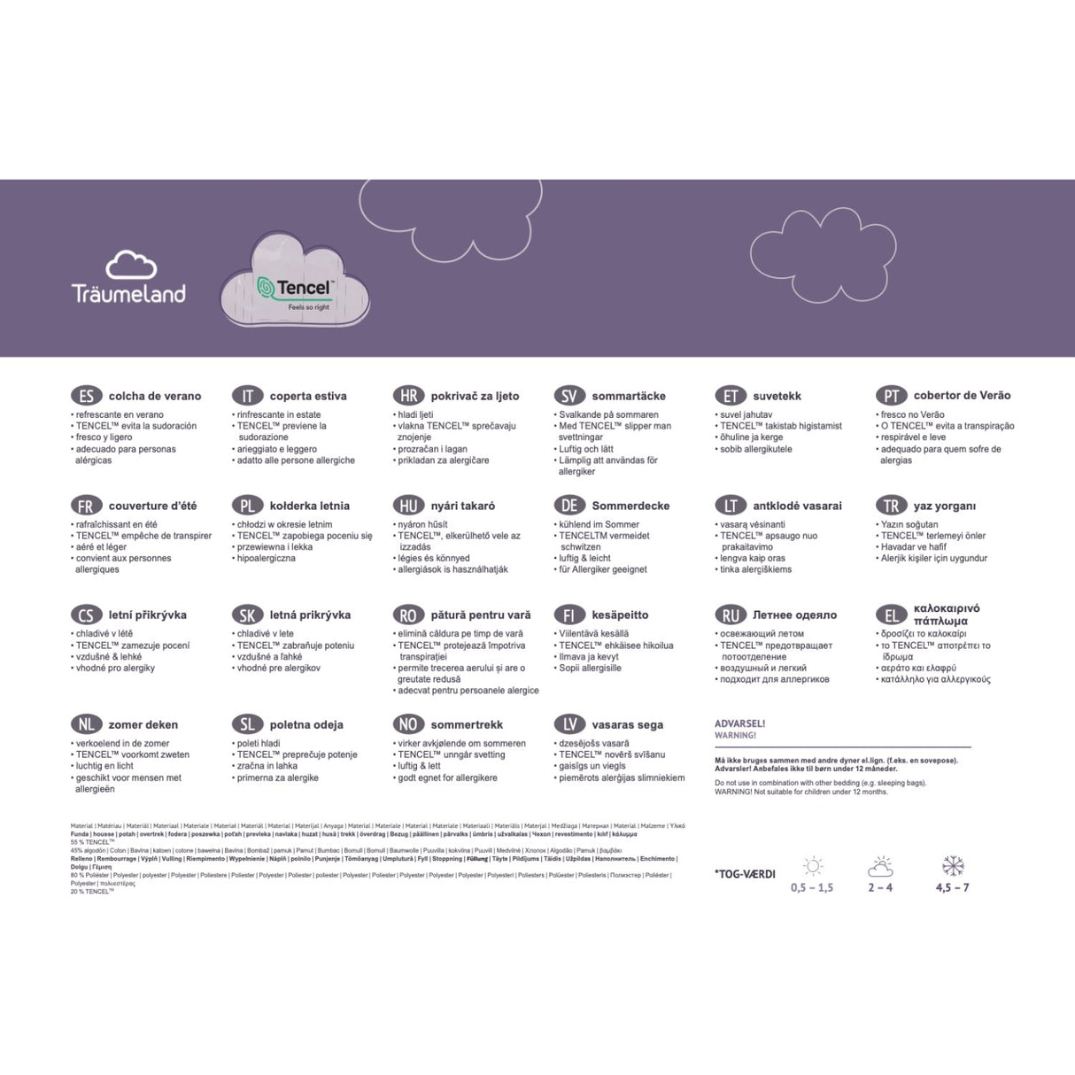 Träumeland Summer Täcke Mare Junior